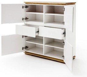 Μπουφές Λευκή Λάκα 102x115x40