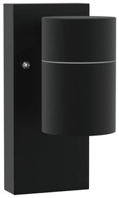 vidaXL Εξωτερικά Φωτιστικά Τοίχου 2 pcs Μαύρο 6.5 x 10.5 x 16 εκ.
