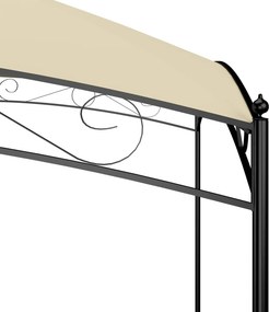 vidaXL Κιόσκι Κρεμ 3 x 4 x 2,65 μ. 180 γρ./μ²