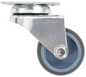 vidaXL Ρόδες Περιστρεφόμενες Διπλές 4 τεμ. 50 χιλ.