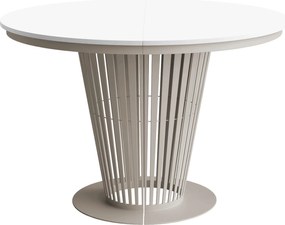 Τραπέζι Elantra Επεκτεινόμενο-Κασμίρ – Λευκό-Μήκος: 120 εκ.