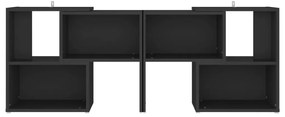 vidaXL Έπιπλο Τηλεόρασης Μαύρο 104 x 30 x 52 εκ. από Επεξ. Ξύλο