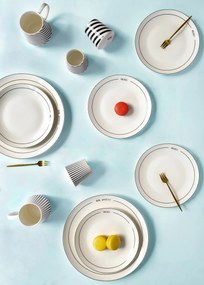 Service Plate Set (6 Pieces) DNR0076 Multicolor