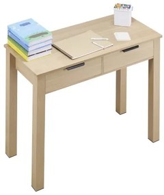 VEVOR Small Desk with Drawer Kids Desk for Bedroom Simple Study Table Light Wood
