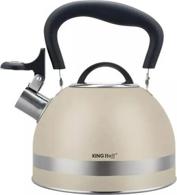 Βραστήρας Kinghoff KH 1854, 1.8 l, Επαγωγή, Θερμομονωμένη λαβή, Μπεζ
