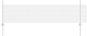 vidaXL Post φράχτη  11 τεμ U-Channel 60 εκ Σφυρήλατο ατσάλι