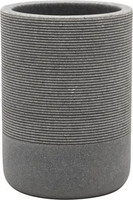 Ποτηροθήκη Μπάνιου (Φ7x10) Estia Stone Grey 02-13387