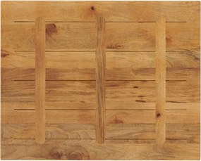 vidaXL Επιτραπέζια επιφάνεια 110x80x2,5 cm Ορθογώνια από μασίφ ξύλο
