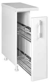 MATIS Κουζίνα In MDF D20 Άσπρο gloss MatisKD2014