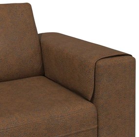 vidaXL Καναπές σαλονιού 3 pcs Καφέ