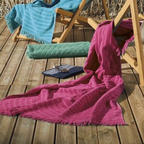 Πετσέτα Θαλάσσης (90x180) Kentia Stylish Haviar 27 Fuchsia