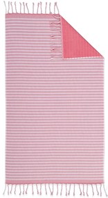 Παιδική Πετσέτα Θαλάσσης - Παρεό (70x120) Nef-Nef Homeware Sweet Line Coral