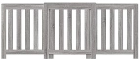 vidaXL Κάλυμμα Καλοριφέρ Γκρι Sonoma 205x21,5x83,5 εκ Επεξ. Ξύλο
