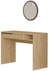 Τουαλέτα Με Καθρέπτη On 956LCS3504 100x44,5x75/45x1,8x45cm Walnut