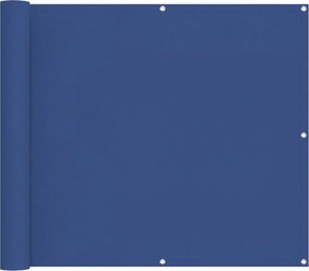 vidaXL Οθόνη Μπαλκονιού Μπλε 100 x 600 cm Ύφασμα Όξφορντ