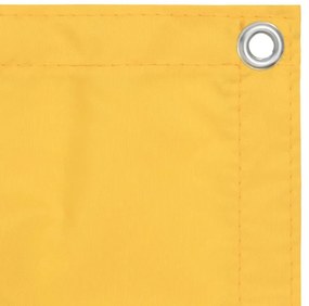 Διαχωριστικό Βεράντας Κίτρινο 120 x 400 εκ. Ύφασμα Oxford - Κίτρινο