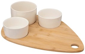 Ορντεβιέρα Σερβιρίσματος 3 Θέσεων (35x24) S-D Bamboo Blanc 196388A