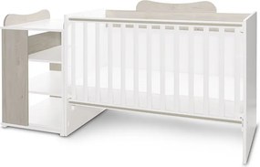 BED MULTI 190/72 COLOUR WHITE/LIGHT OAK