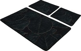 Bathmat Set (3 Pieces) Zeleno Multicolor