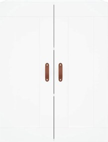vidaXL Ντουλάπι Λευκό 69,5x34x180 εκ. από Επεξεργασμένο Ξύλο