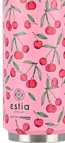 Ποτήρι Θερμός Travel Cup Save The Aegean Cherry Rose 500ml - Estia