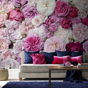 Pink Bouquet Mural