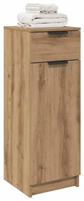 vidaXL Ντουλάπι Μπάνιου με συρτάρι artisan δρυς 32 x 34 x 90 εκ