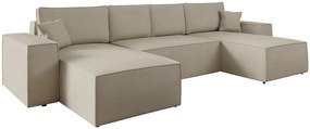 Γωνιακός καναπές Malga Maxy II-Ekrou