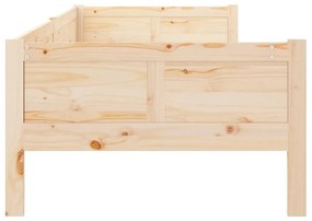 vidaXL Καναπές Κρεβάτι 90 x 190 εκ. από Μασίφ Ξύλο Πεύκου