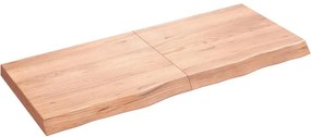 vidaXL Πάγκος Μπάνιου Αν. Καφέ 120x50x(2-6) εκ. Επεξεργ. Μασίφ Ξύλο