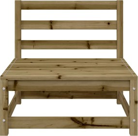 vidaXL Καναπές Κήπου Διθέσιος από Επεξ. Ξύλο Πεύκου