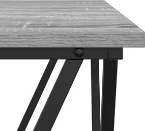 vidaXL Σετ βοηθητικά τραπεζάκια 2 pcs Γκρίζο Σονομα