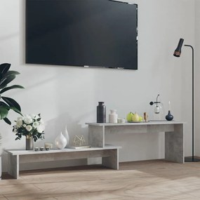 vidaXL Έπιπλο Τηλεόρασης Γκρι Σκυροδέματος 180x30x43 εκ. Μοριοσανίδα