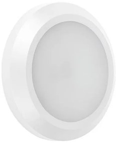 Απλίκα Φωτιστικό Τοίχου LED 4W 3CCT IP65 Φ15cm Slim Pro Eurolamp-145-52104-Λευκό 145-52104