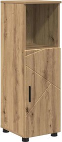 vidaXL Ντουλάπι Μπάνιου με αποθήκευση Artisan Oak 30 x 35 x 95 εκ