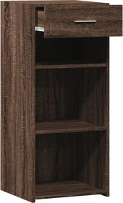 vidaXL Ντουλάπι Καφέ Δρυς 40x42,5x93 εκ. Επεξεργασμένο Ξύλο