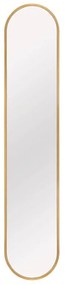 Καθρέπτης Τοίχου Moni 2140179 20x101cm Gold Mirrors &amp; More Plastic, Glass