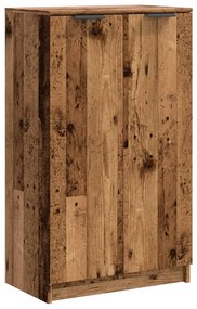 vidaXL Παπουτσοθήκη Όψη Παλαιού Ξύλου 59x35x100,5 εκ. Επεξ. Ξύλο