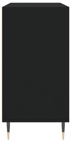 vidaXL Ραφιέρα Μαύρη 103,5 x 35 x 70 εκ. από Επεξεργασμένο Ξύλο