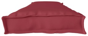 vidaXL Μαξιλάρι Παλέτας για Πάγκο Μπορντό 180x40x8 cm Ύφασμα Oxford
