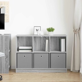 vidaXL Πλαϊνό γραφείο Γκρίζο Σονομα 102 x 32 x 73,5 εκ