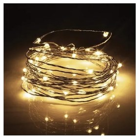Λαμπάκια Σειρά Σύρμα 100 LED Πράσινο 10m ΙΡ44 Θερμό Φως 27-00217 Panagoulas-27-00217-Πράσινο 27-00217