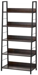 VEVOR Metal Bookshelf Rustic Bookcase 5-Tier for Living room Bedroom &amp; Office