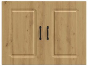 ντουλάπι τοίχου κουζίνας "Kalmar" Artisan Oak Engineered Wood - Καφέ