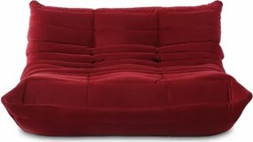 Stewehome Babylon Διθέσιος Καναπές Κόκκινο 135x90x80 cm