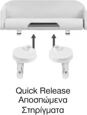 Elvit Yakut Square 0344 - Κάλυμμα Λεκάνης Slim Soft Close