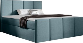 Επενδυμένο κρεβάτι Lars-Galazio-160 x 200