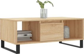 vidaXL Τραπεζάκι Σαλονιού Sonoma Δρυς 90x50x36,5 εκ. Επεξεργασμ. Ξύλο
