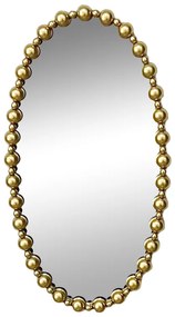 295-000002 Καθρέπτης Kfarm Inart χρυσό μέταλλο 53x4.5x100εκ METAL GOLD FOIL, 1 Τεμάχιο