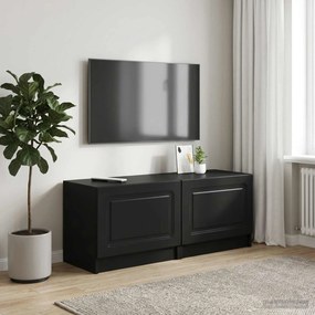 vidaXL Ντουλάπι TV Μαύρο Επεξεργασμένο Ξύλο